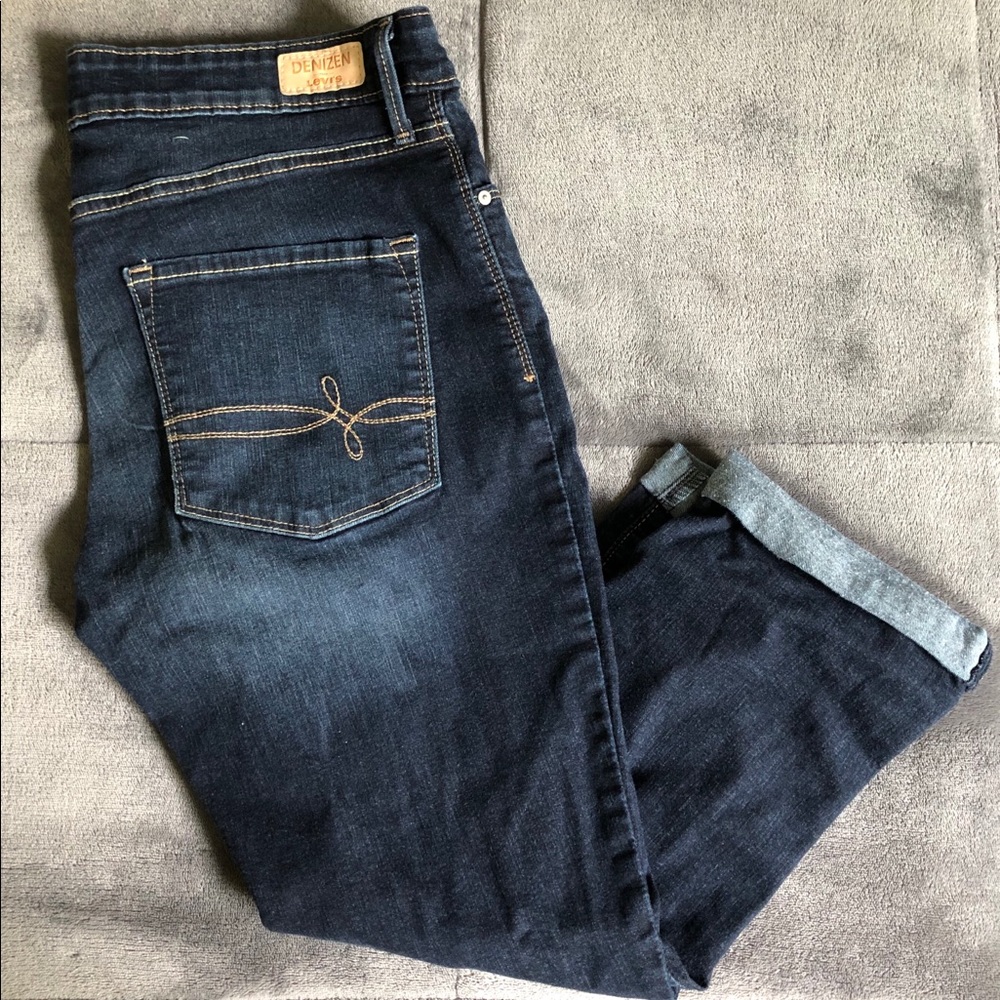 Levi’s Denizen Cropped Skinny Jeans